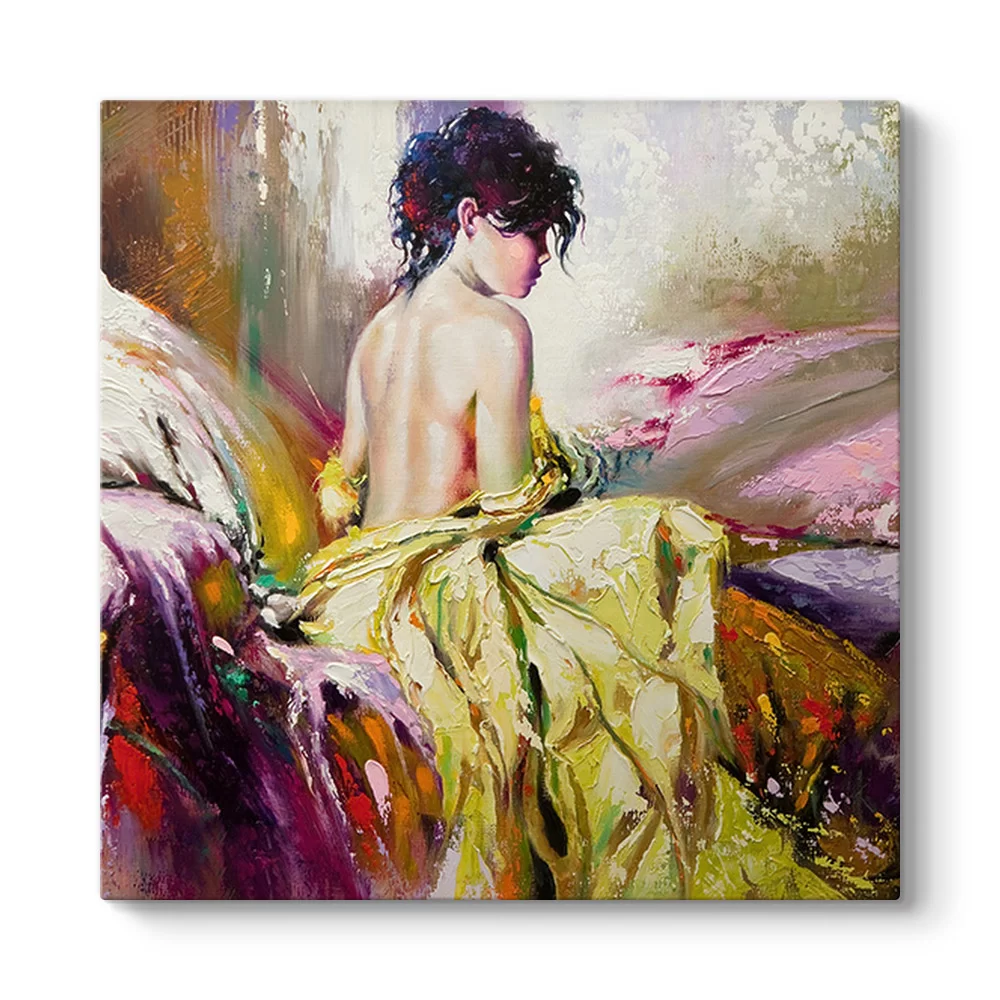 Yalnız Kadın Tablosu - Model 3